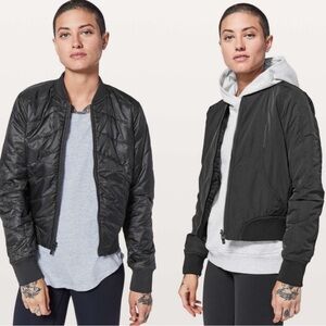 Lululemon Athletica Flip It & Reverse It Jacket in Black W4ARHS Size 4 $148